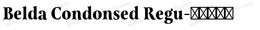 Belda Condonsed Regu字体转换